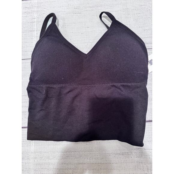 Spanx Mid Impact Sports Bra in Black NWT Size S - Picture 1 of 5